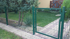 Металлический забор 1,5 м*22 м